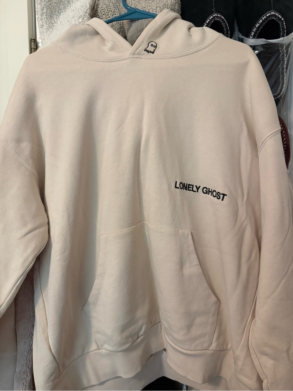 Cream Heavyweight Lonely Ghost Sweatshirt